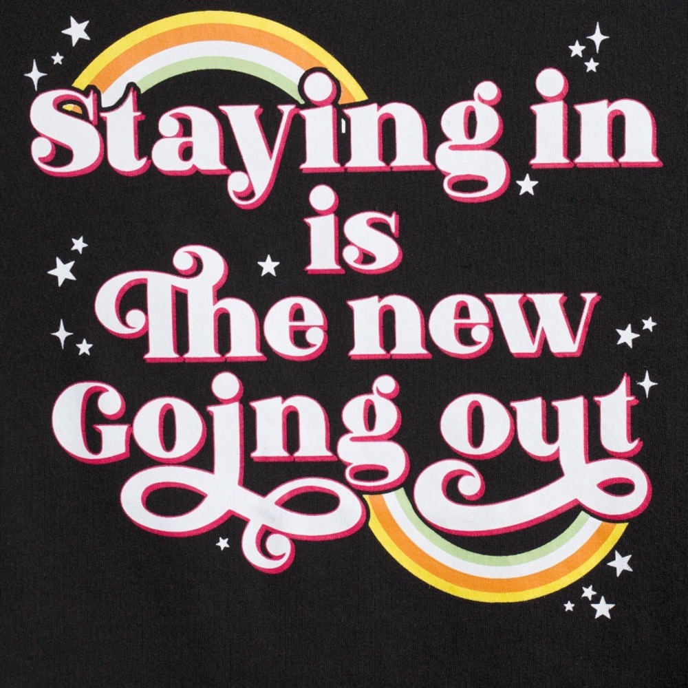 3/$20 Staying In Graphic Tee - Picture 5 of 8